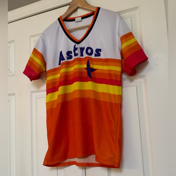 Houston Astros Vintage 1980s Pullover Jersey. Manny’s Baseball Land Twins / ‘47 - Picture 3 of 7